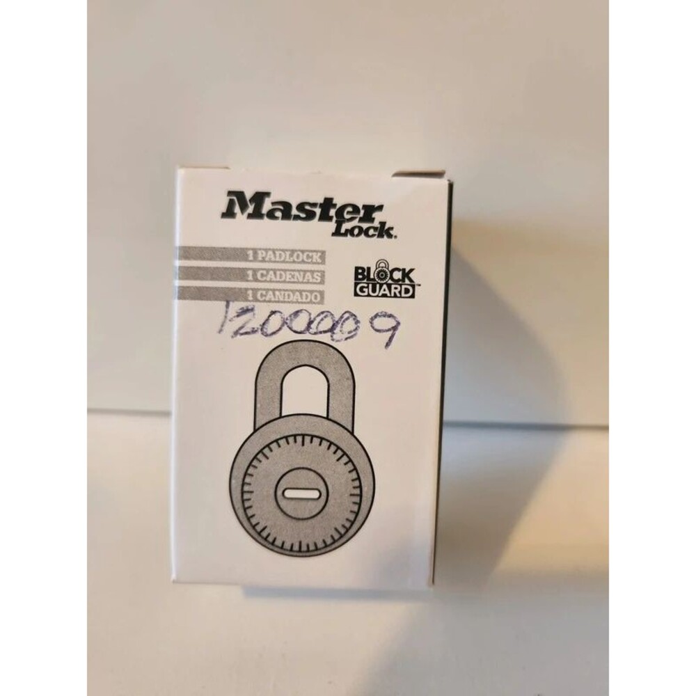 Master Lock Block Guard Combination Padlock New in Box